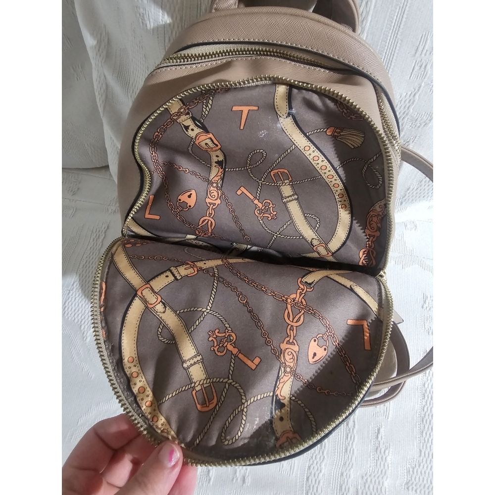 Tan Mini Backpack - Picture 5 of 7